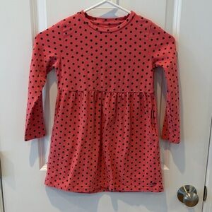 Vineyard Vines Polka Dot Long Sleeve Kids Dress